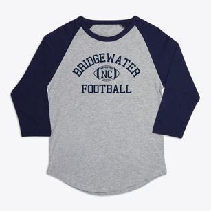 Bridgewater North Carolina Football Premium Baseball Tee
