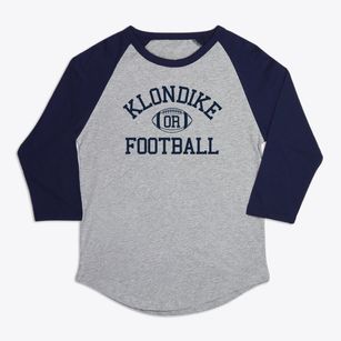 Klondike Oregon Football Premium Baseball Tee