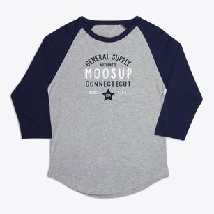 Moosup Connecticut General Supply Premium Baseball Tee