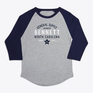 Bennett North Carolina General Supply Premium Baseball Tee