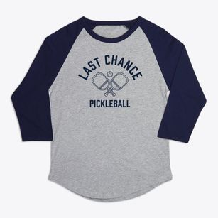Last Chance North Carolina Pickleball Premium Baseball Tee