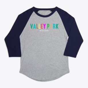 Valley Park Missouri Color Pop Premium Baseball Tee