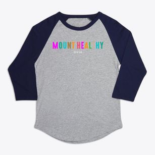 Mount Healthy Ohio Color Pop Premium Baseball Tee