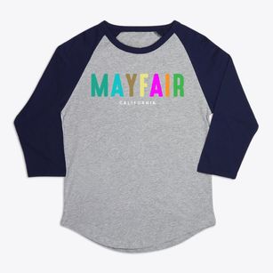 Mayfair California Color Pop Premium Baseball Tee