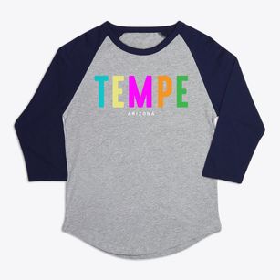 Tempe Arizona Color Pop Premium Baseball Tee