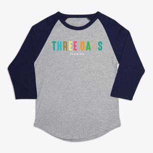 Three Oaks Florida Color Pop Premium Baseball Tee