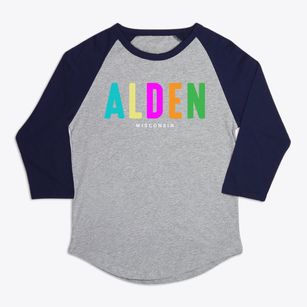 Alden Wisconsin Color Pop Premium Baseball Tee