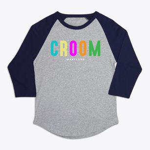 Croom Maryland Color Pop Premium Baseball Tee