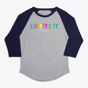 Liberty City Texas Color Pop Premium Baseball Tee
