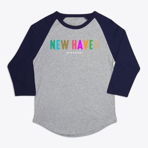 New Haven Missouri Color Pop Premium Baseball Tee
