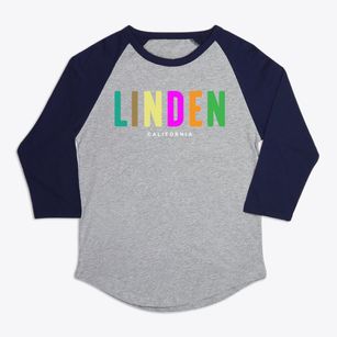 Linden California Color Pop Premium Baseball Tee