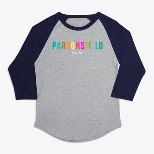 Parsonsfield Maine Color Pop Premium Baseball Tee