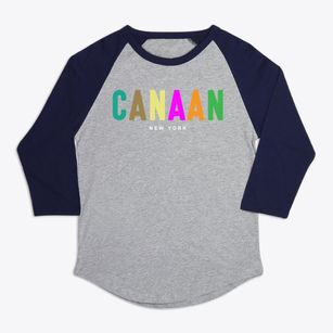 Canaan New York Color Pop Premium Baseball Tee