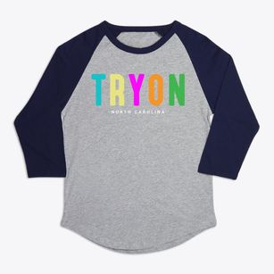 Tryon North Carolina Color Pop Premium Baseball Tee