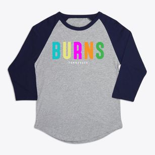 Burns Tennessee Color Pop Premium Baseball Tee