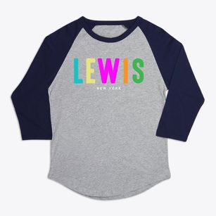 Lewis New York Color Pop Premium Baseball Tee