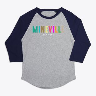 Mineville New York Color Pop Premium Baseball Tee
