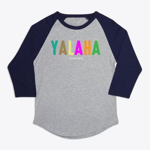 Yalaha Florida Color Pop Premium Baseball Tee
