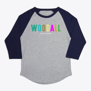 Woodall Oklahoma Color Pop Premium Baseball Tee