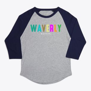 Waverly Missouri Color Pop Premium Baseball Tee