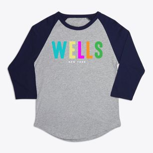 Wells New York Color Pop Premium Baseball Tee