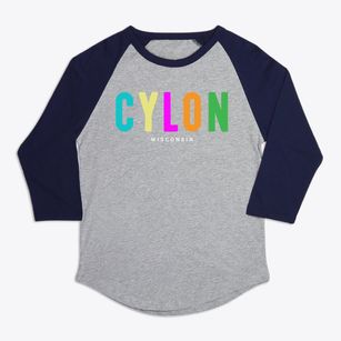 Cylon Wisconsin Color Pop Premium Baseball Tee