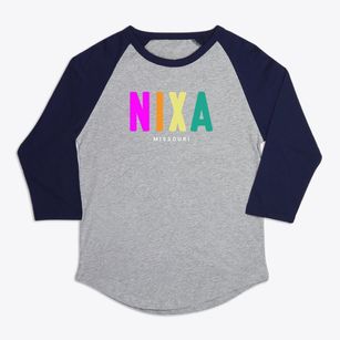 Nixa Missouri Color Pop Premium Baseball Tee
