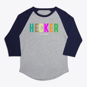 Hecker Illinois Color Pop Premium Baseball Tee