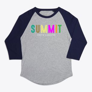 Summit South Carolina Color Pop Premium Baseball Tee