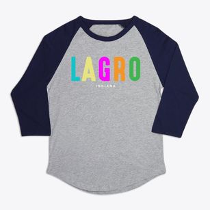 Lagro Indiana Color Pop Premium Baseball Tee