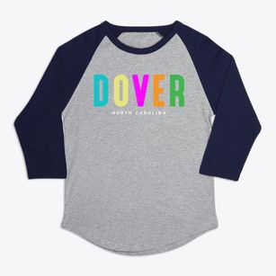 Dover North Carolina Color Pop Premium Baseball Tee