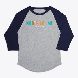 North Miami Oklahoma Color Pop Premium Baseball Tee
