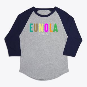 Eunola Alabama Color Pop Premium Baseball Tee