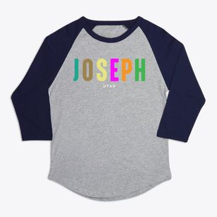 Joseph Utah Color Pop Premium Baseball Tee