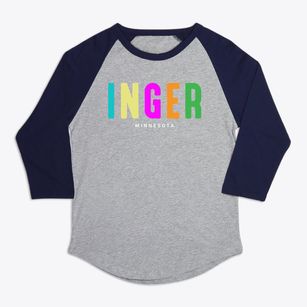 Inger Minnesota Color Pop Premium Baseball Tee
