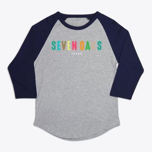 Seven Oaks Texas Color Pop Premium Baseball Tee