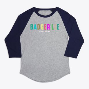 Badger Lee Oklahoma Color Pop Premium Baseball Tee