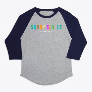 Sunny Slopes California Color Pop Premium Baseball Tee