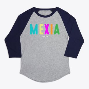 Mexia Texas Color Pop Premium Baseball Tee
