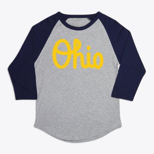  Ohio Script Premium Baseball Tee