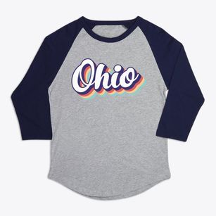  Ohio Retro Candy Vibes Premium Baseball Tee