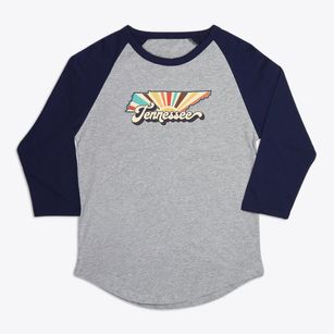  Tennessee Retro Art Premium Baseball Tee