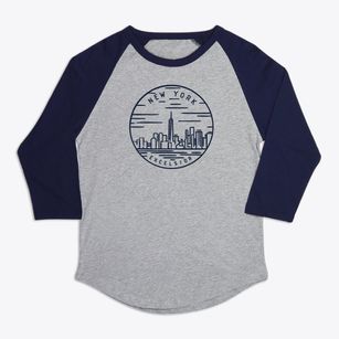  New York Icon Premium Baseball Tee