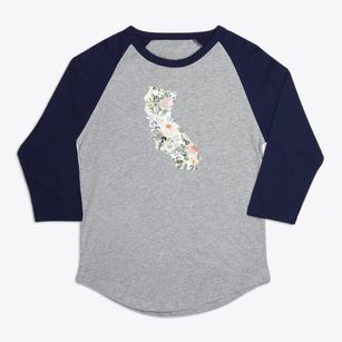  California Spring Dream Premium Baseball Tee