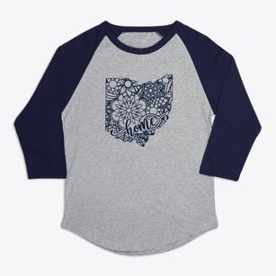  Ohio Mandala Premium Baseball Tee