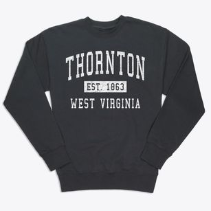 Thornton West Virginia Classic Established Premium Crewneck Sweatshirt