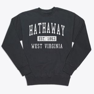 Hathaway West Virginia Classic Established Premium Crewneck Sweatshirt