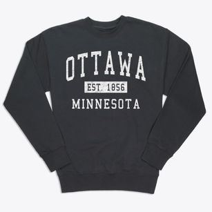 Ottawa Minnesota Classic Established Premium Crewneck Sweatshirt