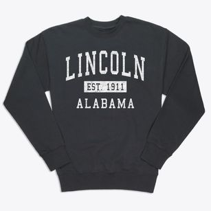 Lincoln Alabama Classic Established Premium Crewneck Sweatshirt