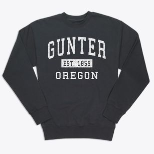 Gunter Oregon Classic Established Premium Crewneck Sweatshirt
